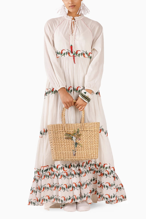 Off White Chilly Maxi Dress
