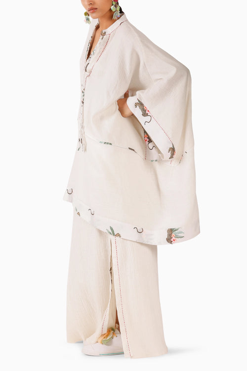 Off-White Crush Kaftan Top