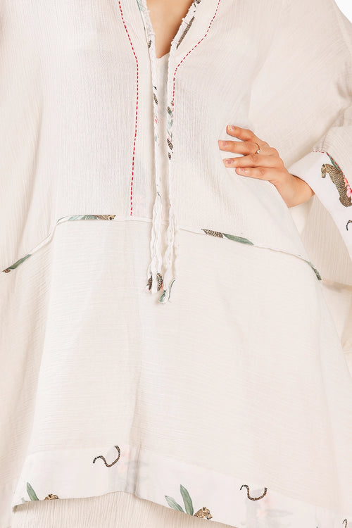Off-White Crush Kaftan Top
