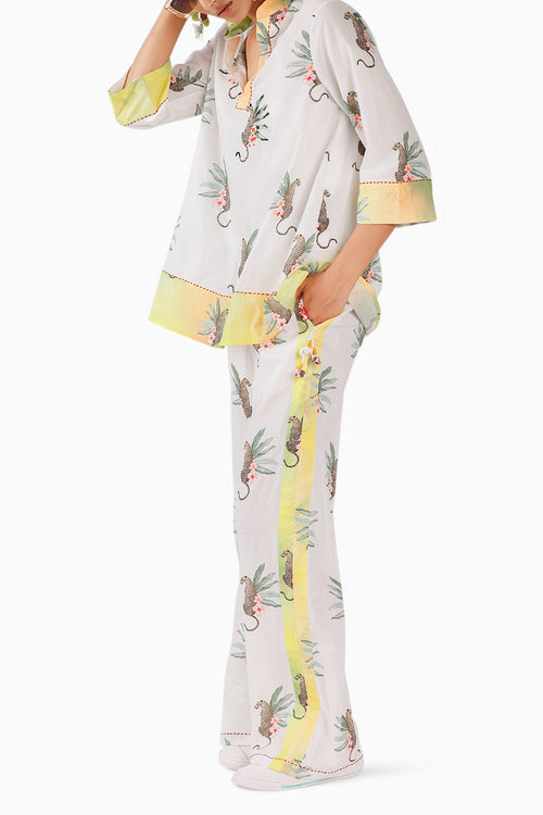 Off-White Ombre Leopard Co-ord Set