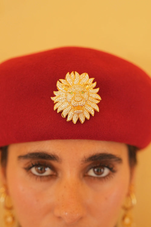 Heritage Lion Brooch