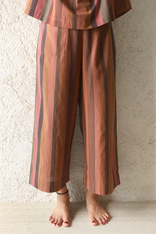 Spice Stripe Crop Pajama