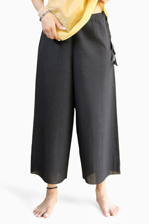 Black Crop Pants