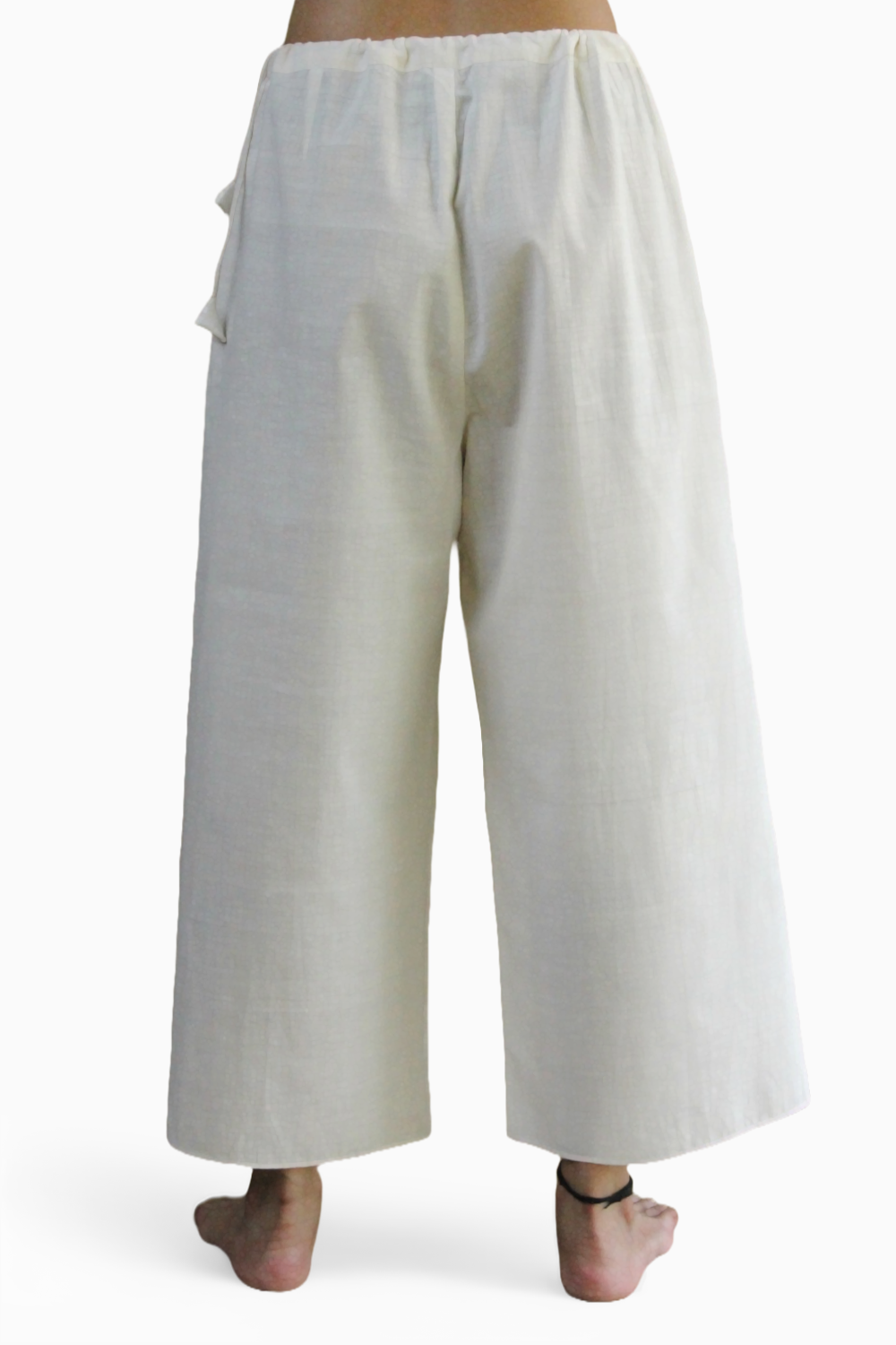 White Crop Pants