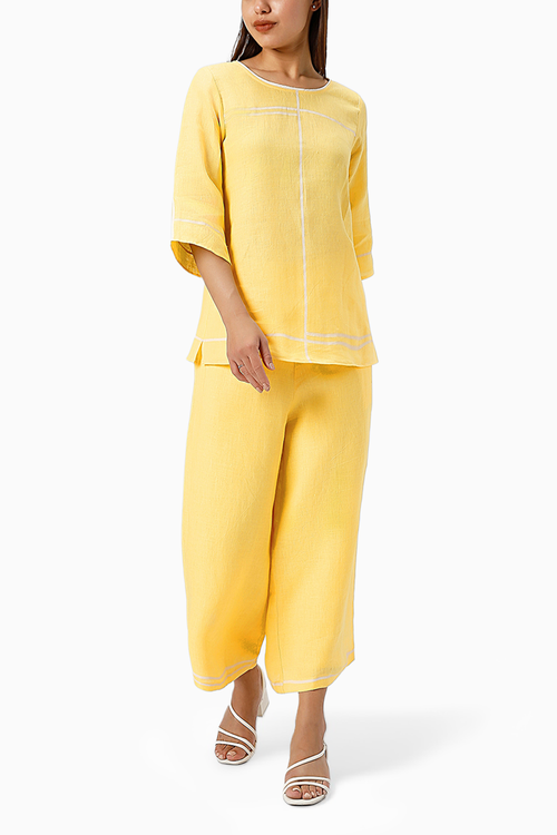 Crossroad Yellow Top and Pant