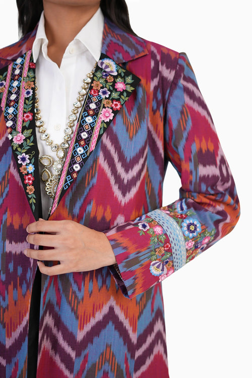Printed Legacy Long Jacket