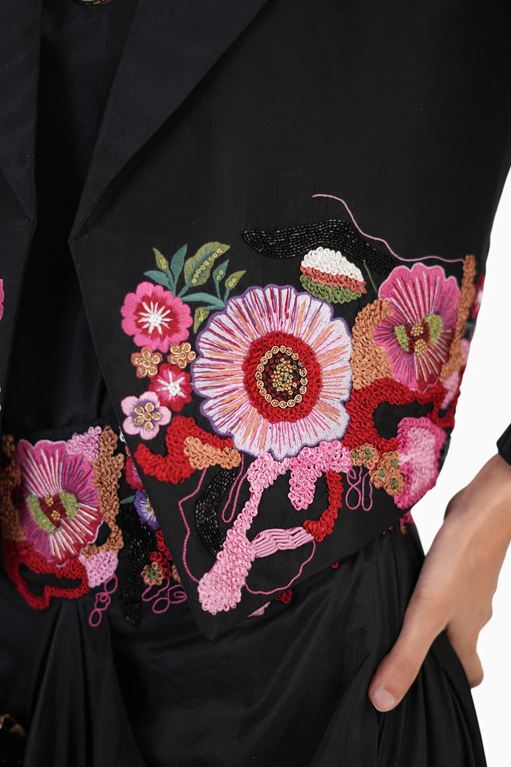 Embroidered Muse Jacket & Skirt Set