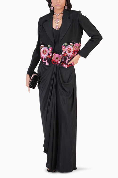 Embroidered Muse Jacket & Skirt Set