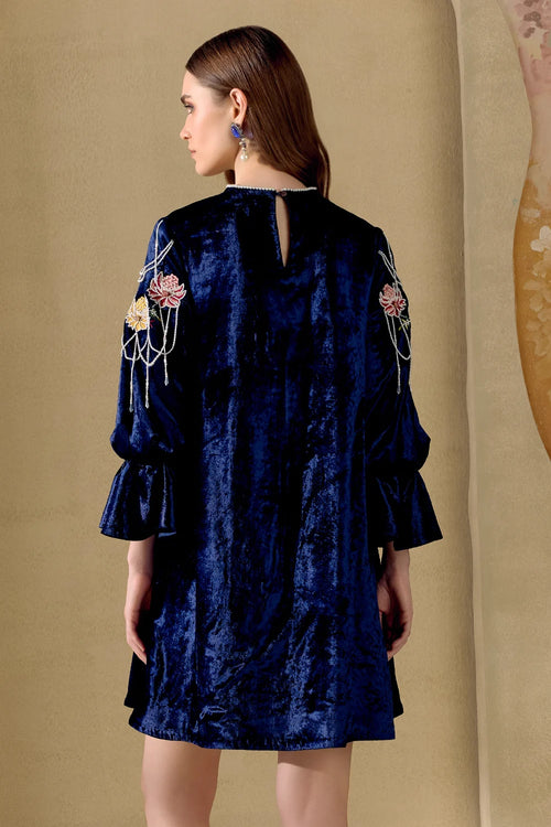 Indigo Fleur Dress