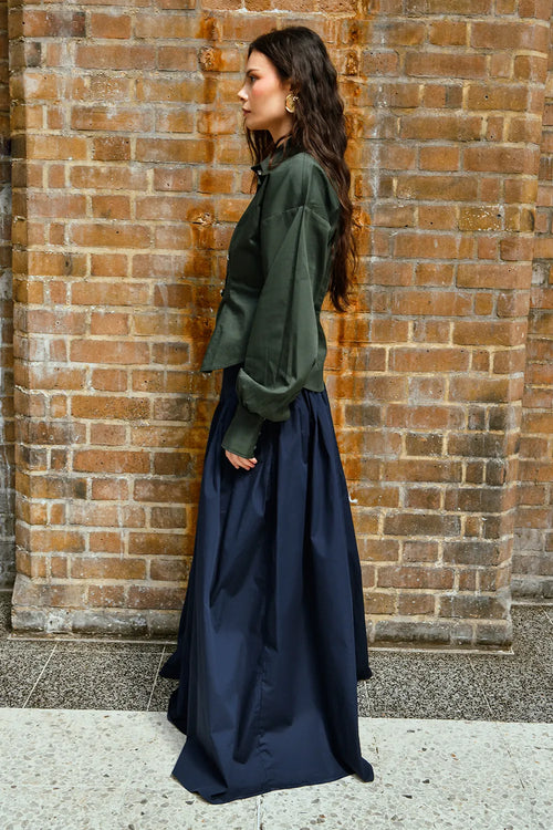Pure Cotton Shirt and Skirt Co-ord Set