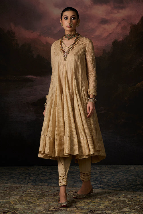 Daania Gold Kurta Set