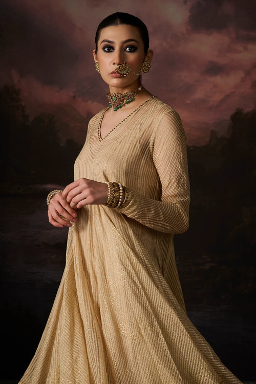 Daania Gold Kurta Set
