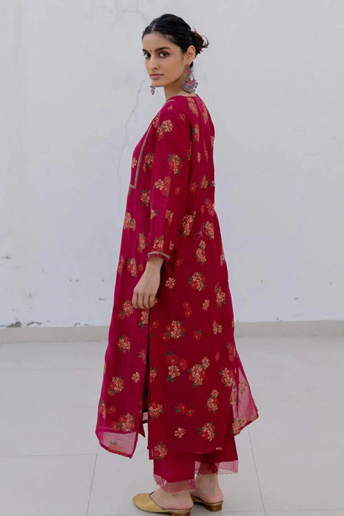 Ruby Kurta Set