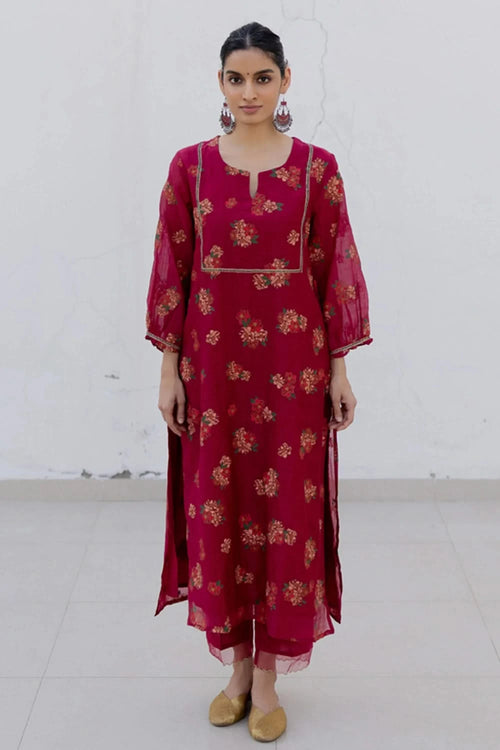 Ruby Kurta Set