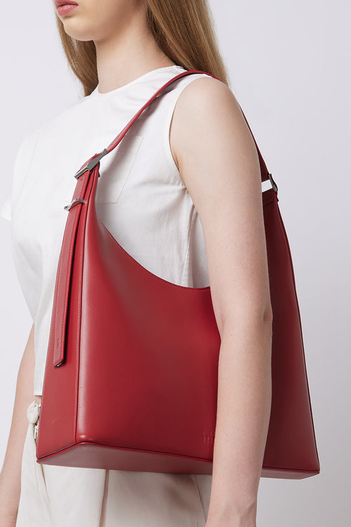 Danny Flatiron Nappa Mulberry Large Bag