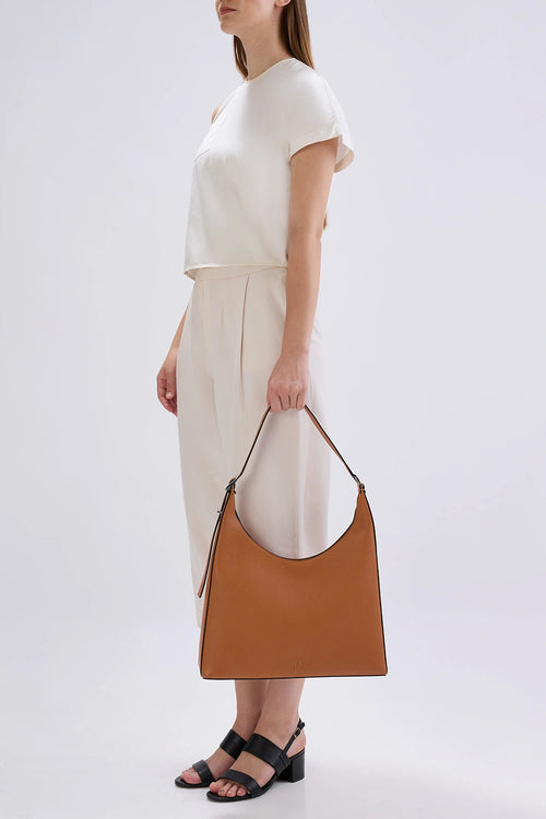 Danny Pebble Clay Large Flatiron Bag