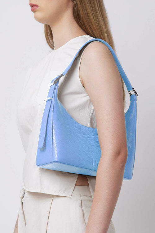 Danny Pebble Ocean Blue Flatiron Bag