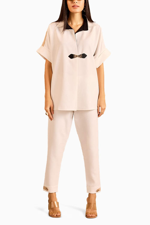 White Raven Co-ord Set