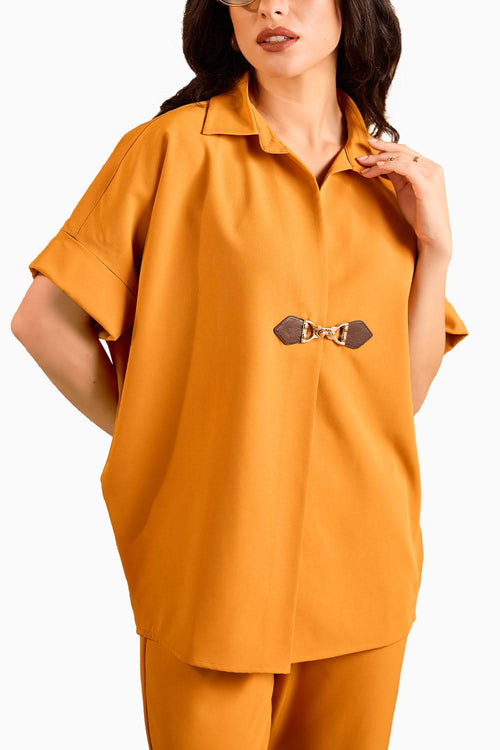 Orange Raven Co-ord Set