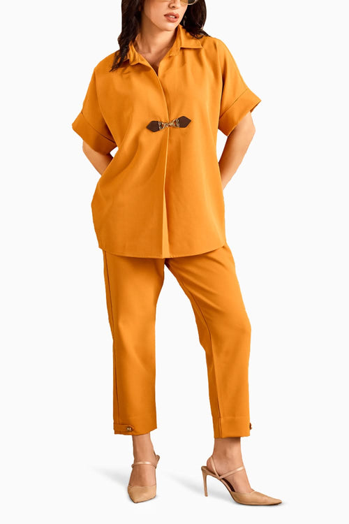 Orange Raven Co-ord Set