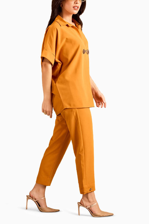 Orange Raven Co-ord Set