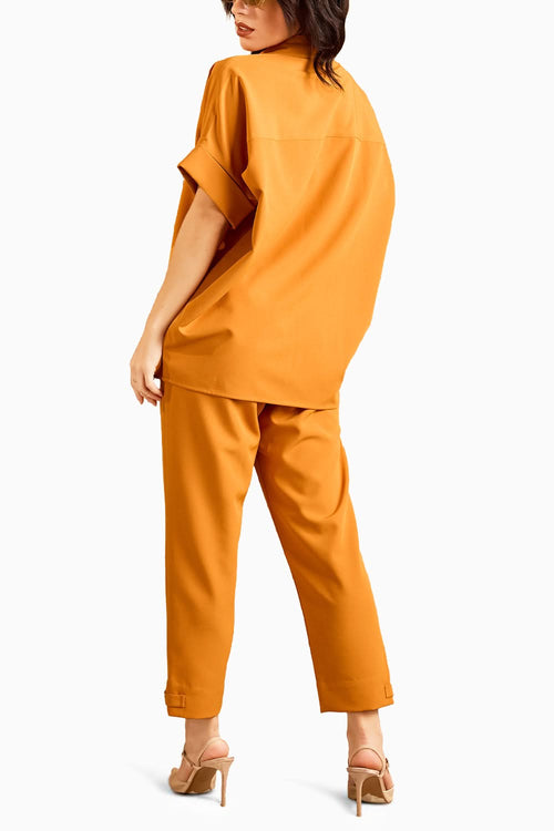 Orange Raven Co-ord Set