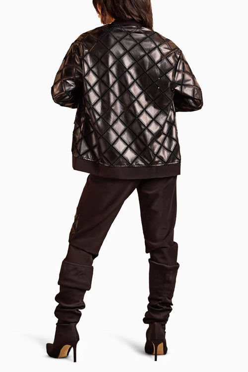 All-Black Bomber Co-ord Set
