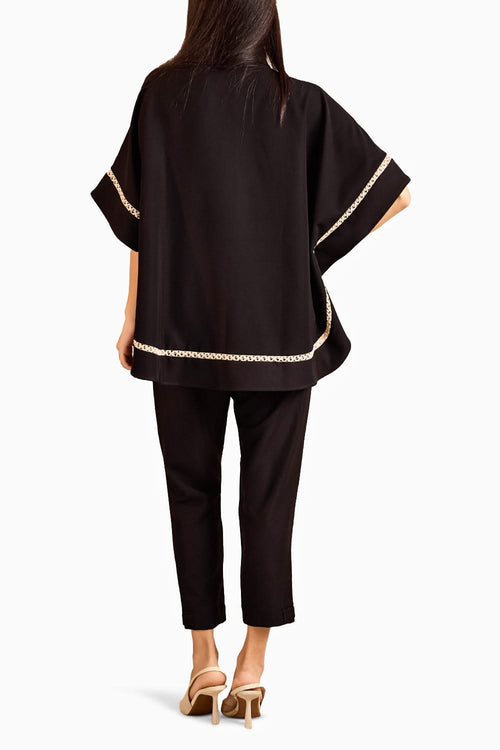 The Black Cape Co-ord Set