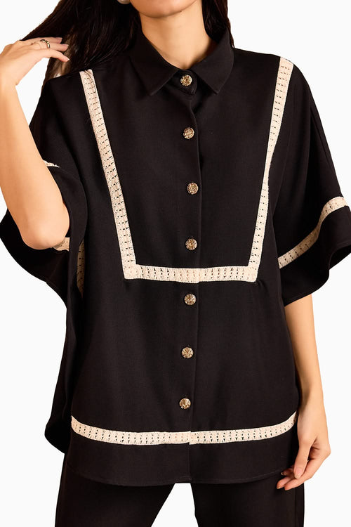The Black Cape Co-ord Set