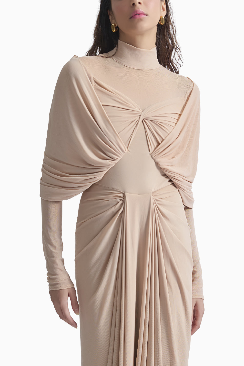 Kenny Chalk Beige Dress