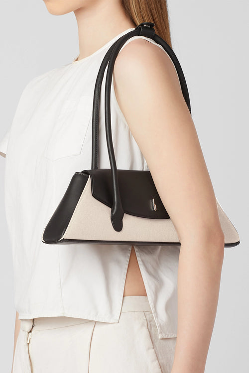 Diana Canvas Sand/Black Bag
