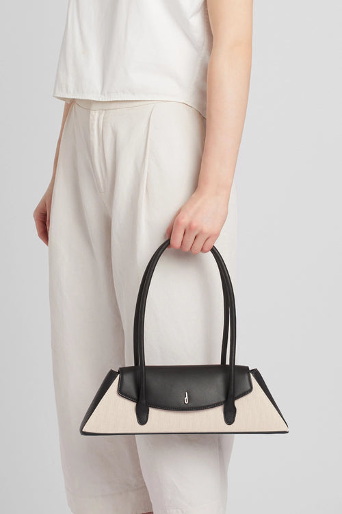 Diana Canvas Sand/Black Bag