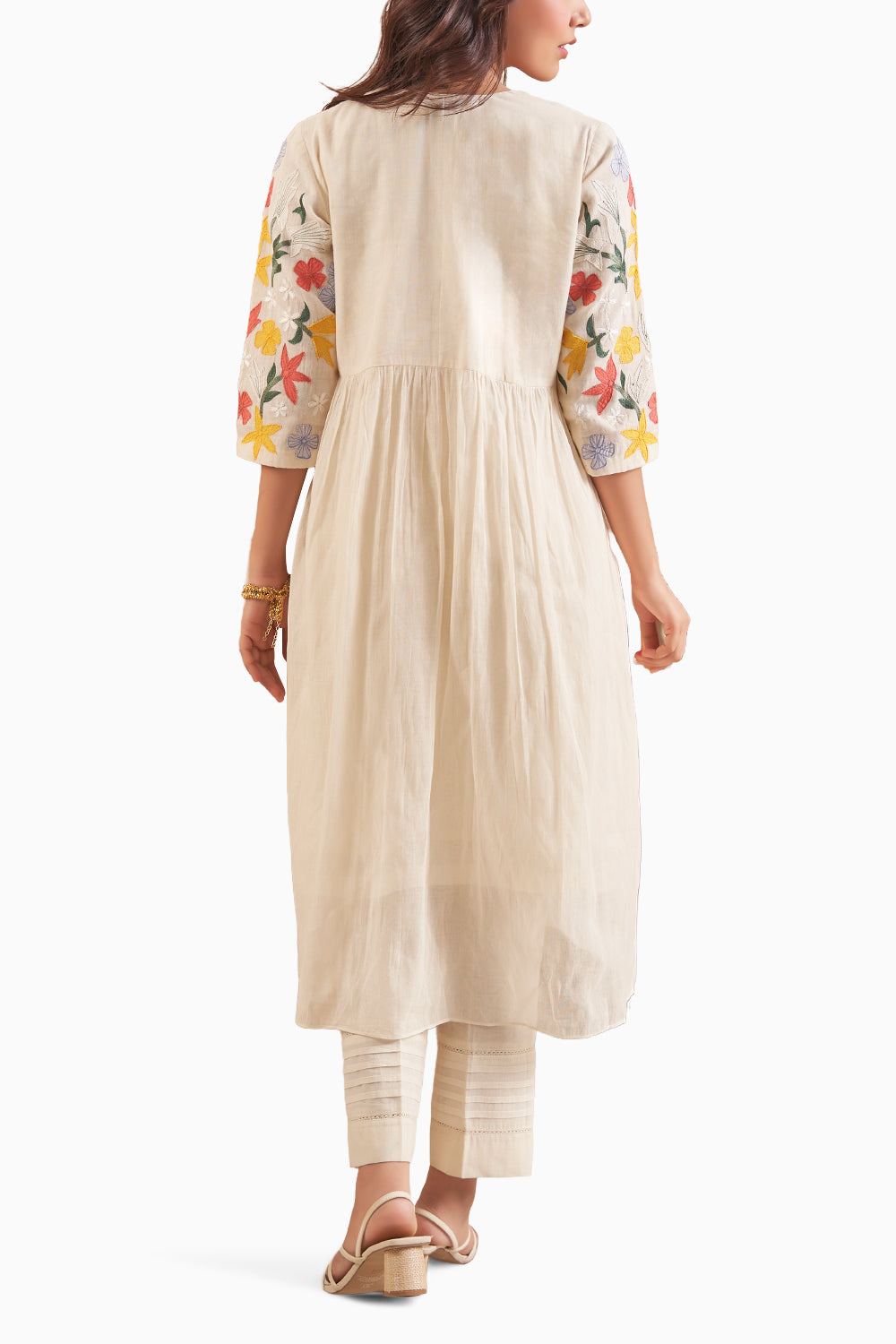 Diti Off White Kurta Set