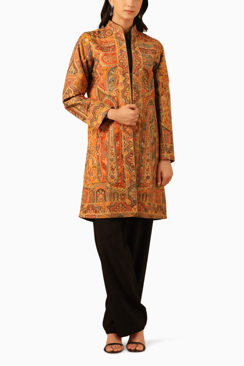 Kyra Fine Wool Silk Full Jacket