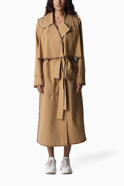 新品未使用 Eaphi long trench coat Rain Covered Trench Coat – La Garçonne