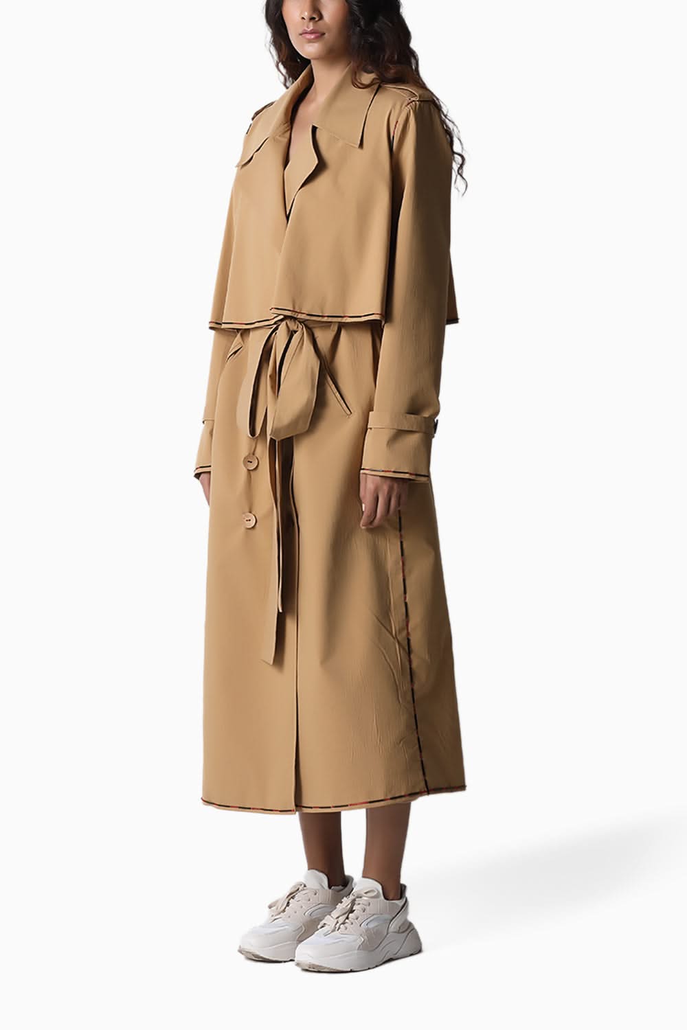 Buy Trench Coat X by 431-88 Online | The Sverve
