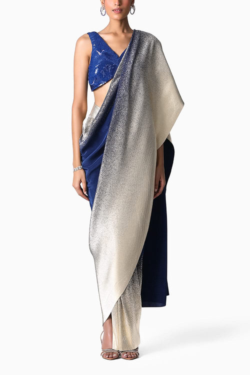 May Blouse with Midnight Sari