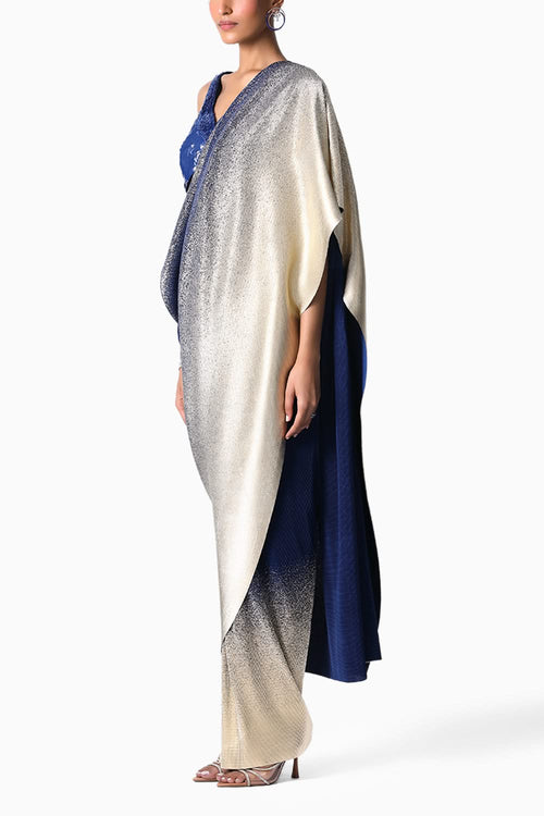 May Blouse with Midnight Sari