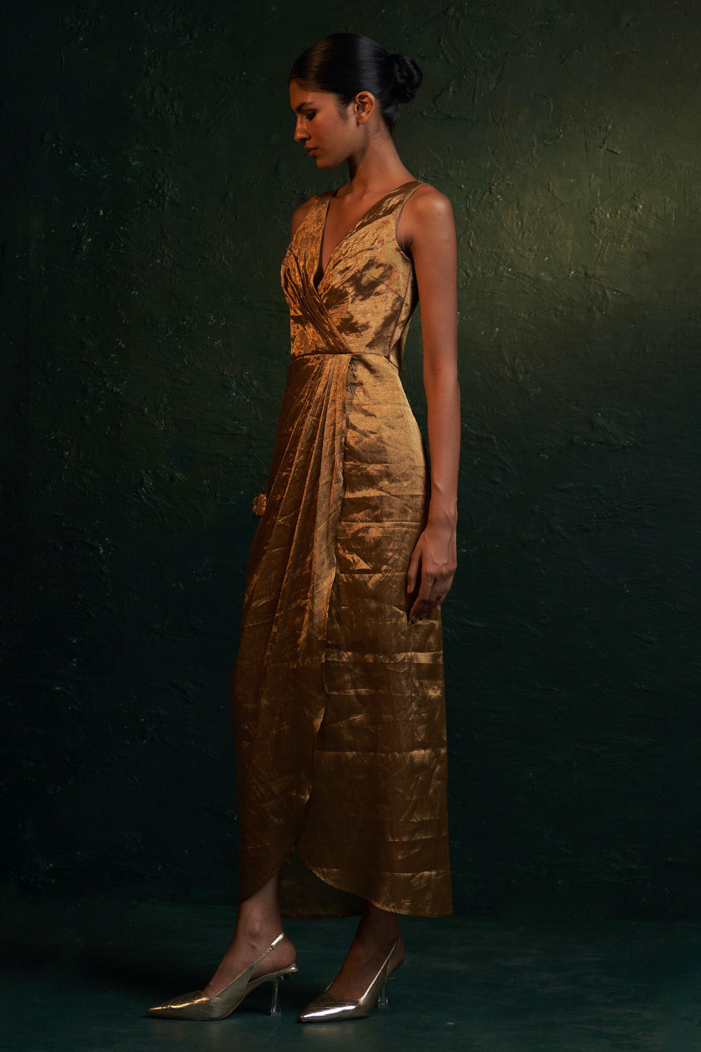 Midas Gold Tissue Dress