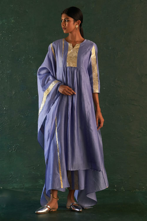 Midas Lavender Chanderi Kurta Sets