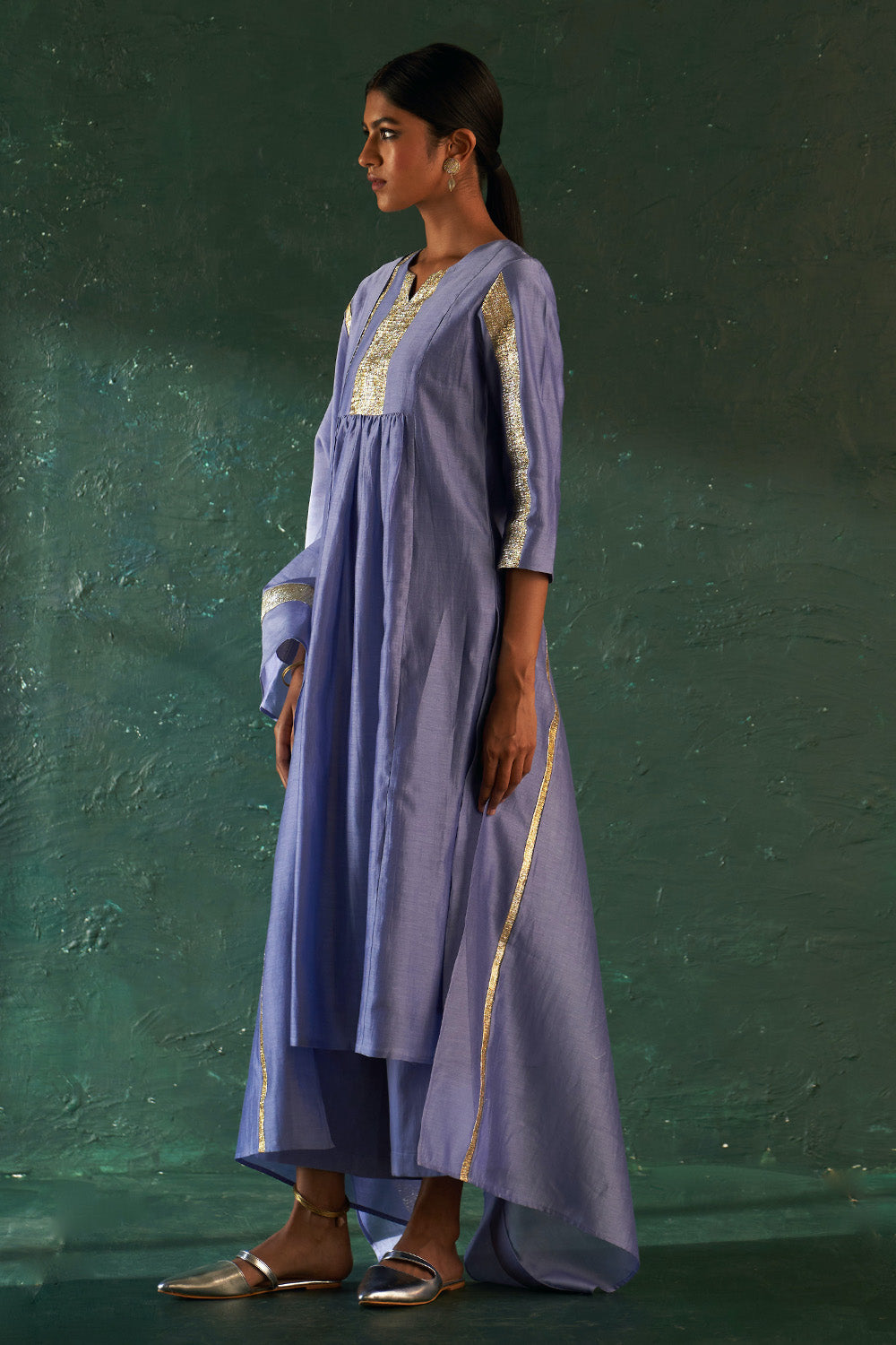 Midas Lavender Chanderi Kurta Sets