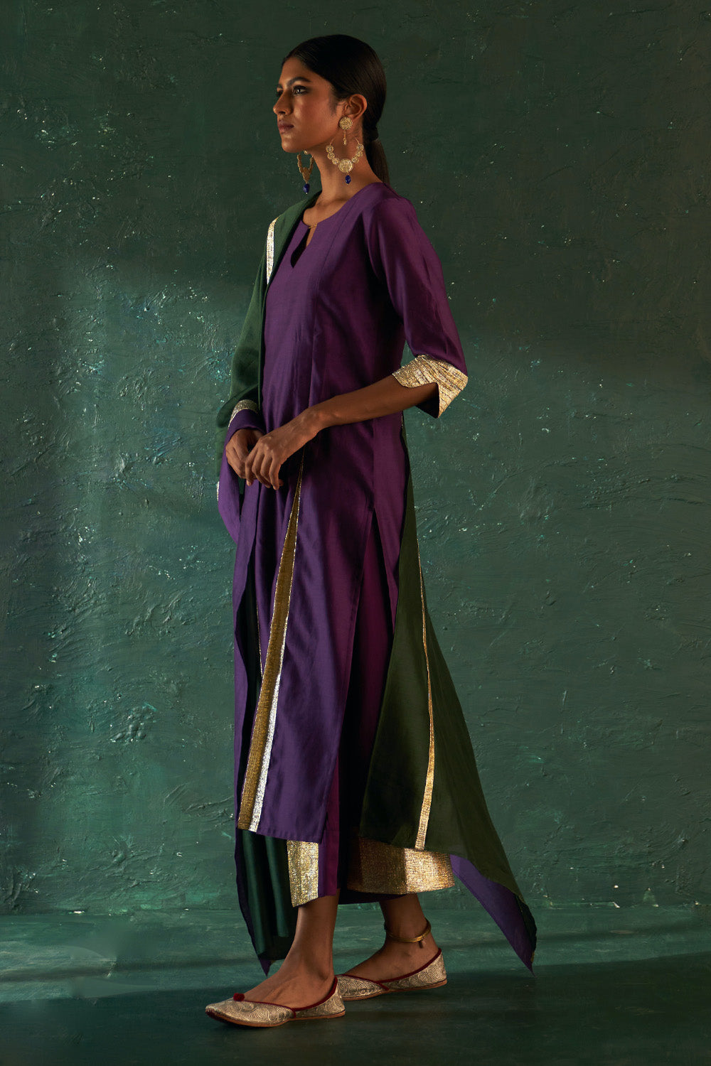 Midas Purple Kurta Set