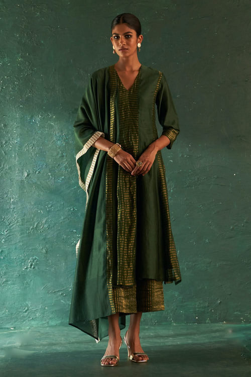 Deep Green Kurta Set