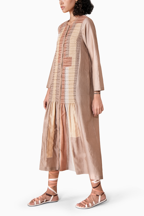 Patchwork Shirt Dress