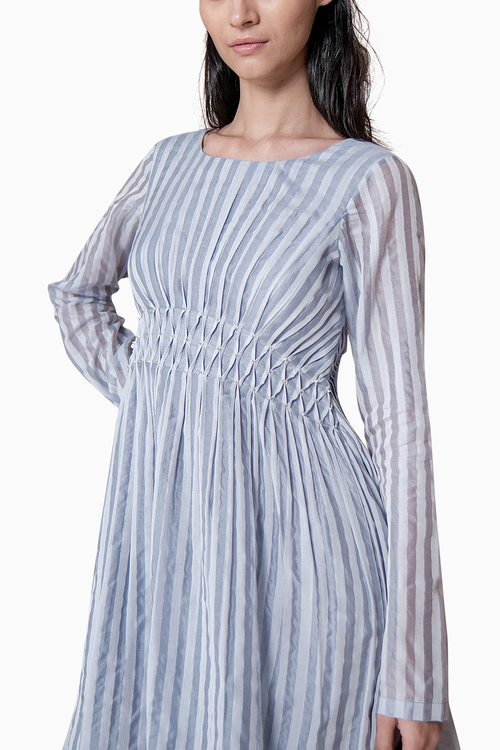 Handsmocked Midi Dress