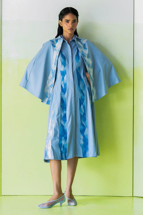 Leaf Line Cape With Leaf Line Dress