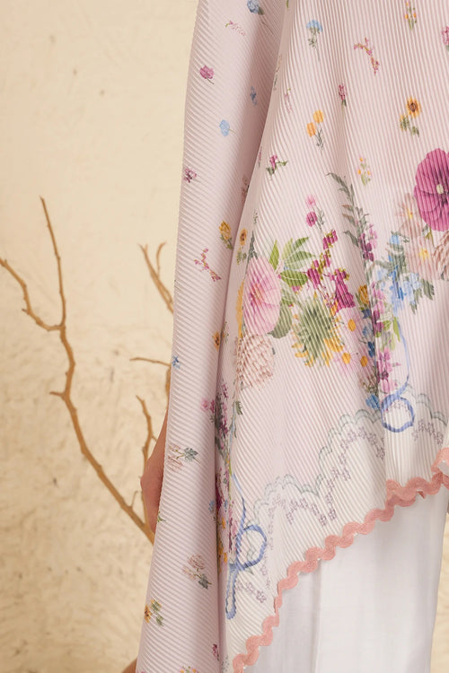 Soft Bloom Cape Set