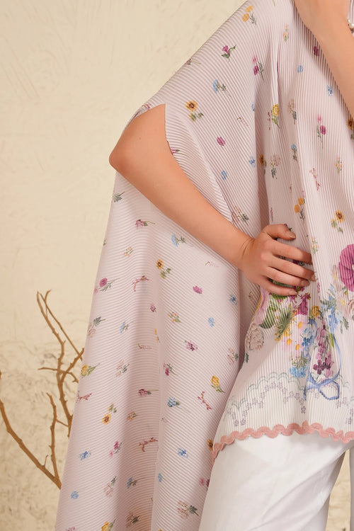 Soft Bloom Cape Set