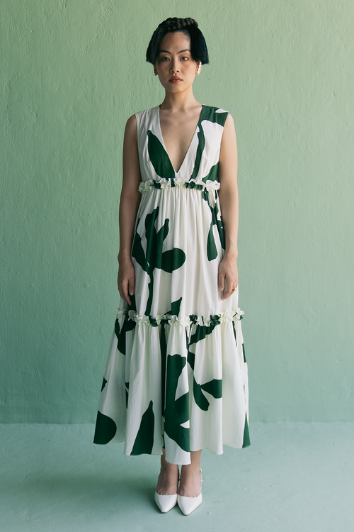 Sleeveless Summer Printed Dress