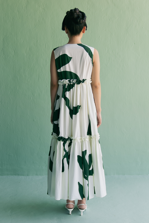 Sleeveless Summer Printed Dress